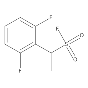 1-(2,6-Difluorophenyl)ethane-1-sulfonyl fluoride结构式