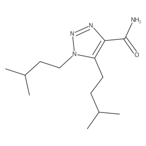 bis(3-methylbutyl)-1H-1,2,3-triazole-4-carboxamide结构式