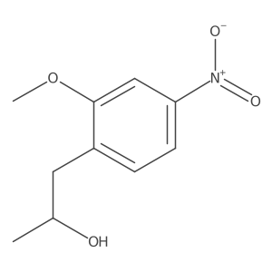(2R)-1-(2-methoxy-4-nitrophenyl)propan-2-ol结构式