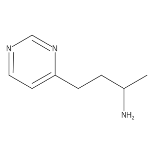 (2R)-4-(pyrimidin-4-yl)butan-2-amine结构式