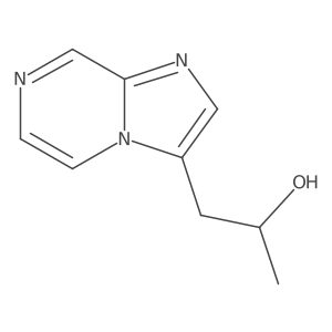 (2R)-1-{imidazo[1,2-a]pyrazin-3-yl}propan-2-ol结构式