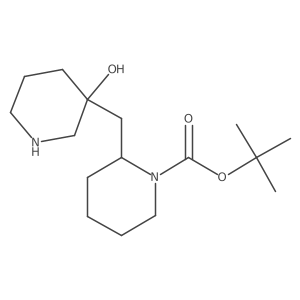 Tert-butyl 2-[(3-hydroxypiperidin-3-yl)methyl]piperidine-1-carboxylate Structure