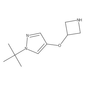 4-(Azetidin-3-yloxy)-1-tert-butyl-1H-pyrazole Structure