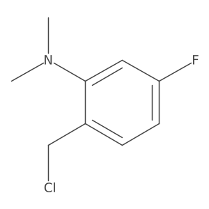 2-(chloromethyl)-5-fluoro-N,N-dimethylaniline结构式