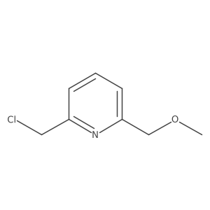 2-(Chloromethyl)-6-(methoxymethyl)pyridine Structure