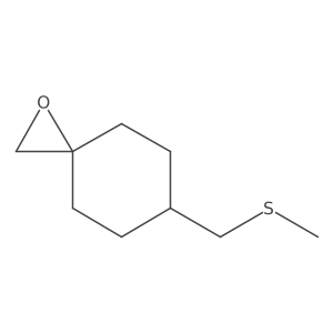 6-(Methylsulfanylmethyl)-1-oxaspiro[2.5]octane结构式