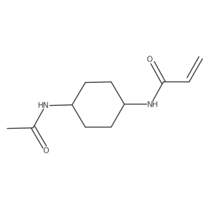 N-(4-acetamidocyclohexyl)prop-2-enamide结构式