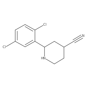 N#CC1CCNC(c2cc(Cl)ccc2Cl)C1结构式