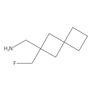 [2-(Fluoromethyl)spiro[3.3]heptan-2-yl]methanamine Structure