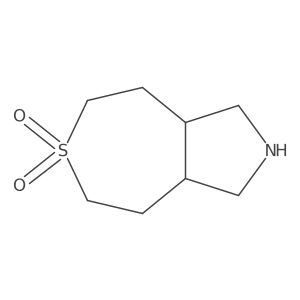 2,3,3A,4,5,7,8,8A-Octahydro-1H-thiepino[4,5-C]pyrrole 6,6-dioxide结构式