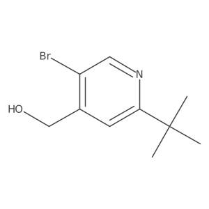 (5-Bromo-2-(tert-butyl)pyridin-4-yl)methanol结构式