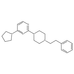 2-[4-(2-Phenylethyl)piperazin-1-yl]-4-(pyrrolidin-1-yl)pyrimidine Structure