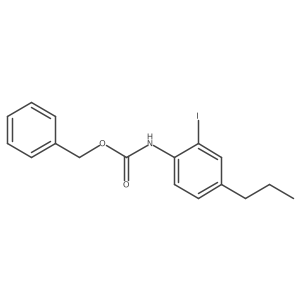 benzyl N-(2-iodo-4-propylphenyl)carbamate结构式