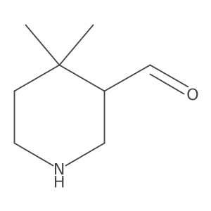 4,4-Dimethylpiperidine-3-carbaldehyde结构式