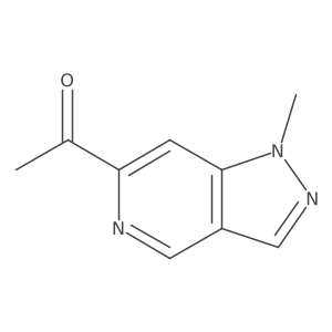 1-(1-Methyl-1H-pyrazolo[4,3-c]pyridin-6-yl)ethan-1-one结构式