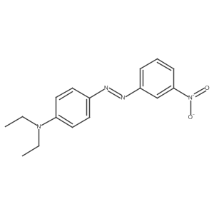 Benzenamine, N,N-diethyl-4-[2-(3-nitrophenyl)diazenyl]-结构式
