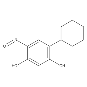 1,3-Benzenediol, 4-cyclohexyl-6-nitroso- Structure