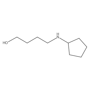4-(Cyclopentylamino)butan-1-ol结构式