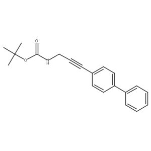 Tert-butyl (3-([1,1'-biphenyl]-4-yl)prop-2-yn-1-yl)carbamate Structure