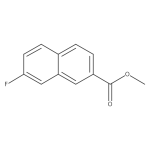 Methyl 7-fluoro-2-naphthoate Structure