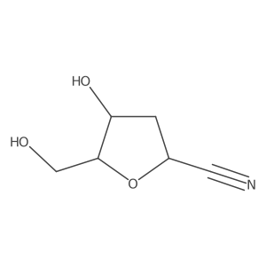(2S,4S,5R)-4-hydroxy-5-(hydroxymethyl)oxolane-2-carbonitrile Structure