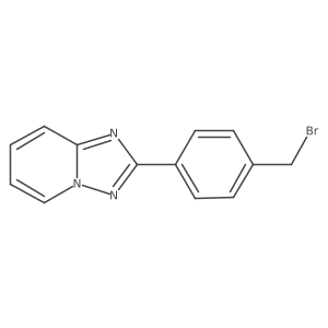 2-(p-Bromomethyl-phenyl)-s-triazolo[1,5-a]pyridine结构式
