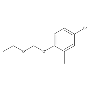 4-Bromo-1-ethoxymethoxy-2-methylbenzene Structure