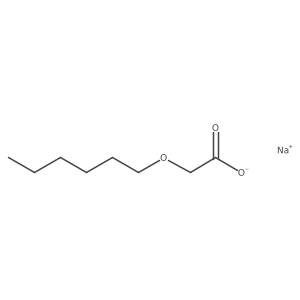 Sodium 2-(Hexyloxy)acetate结构式