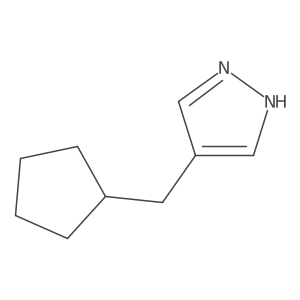 4-(Cyclopentylmethyl)-1H-pyrazole Structure