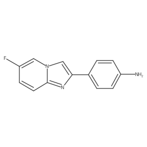4-(6-Fluoroimidazo[1,2-a]pyridin-2-yl)aniline Structure