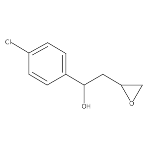 1-(4-Chlorophenyl)-2-(oxiran-2-yl)ethan-1-ol结构式