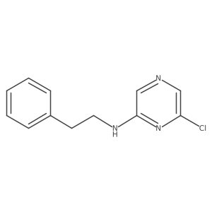 6-Chloro-N-(2-phenylethyl)-2-pyrazinamine结构式