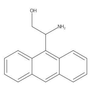 2-Amino-2-(anthracen-9-yl)ethan-1-ol Structure
