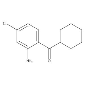 (2-Amino-4-chlorophenyl)(cyclohexyl)methanone Structure