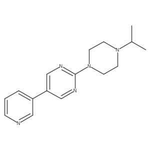 2-(4-Isopropylpiperazin-1-yl)-5-(pyridin-3-yl)-pyrimidine结构式