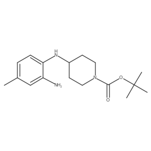 1,1-Dimethylethyl 4-[(2-amino-4-methylphenyl)amino]-1-piperidinecarboxylate Structure