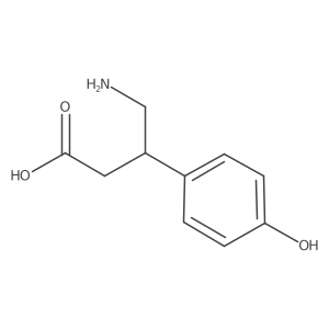 (S)-4-Amino-3-(4-hydroxyphenyl)butanoic acid Structure