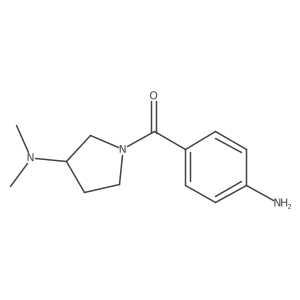 1-(4-Aminobenzoyl)-3-dimethylamino-pyrrolidine Structure