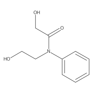 2-hydroxy-N-(2-hydroxyethyl)-N-phenylacetamide Structure