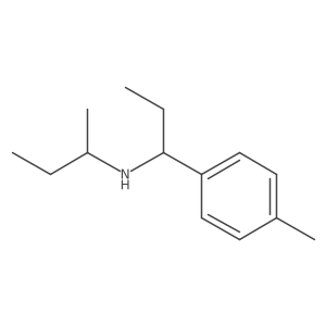 (Butan-2-yl)[1-(4-methylphenyl)propyl]amine Structure