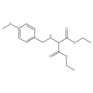 Diethyl 2-[(4-methoxybenzyl)amino]malonate结构式