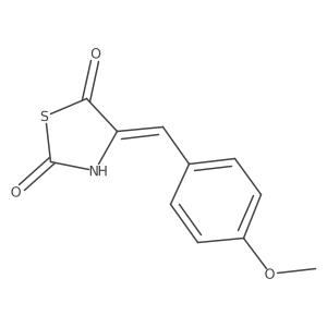 4-[(4-Methoxyphenyl)methylene]-2,5-thiazolidinedione Structure