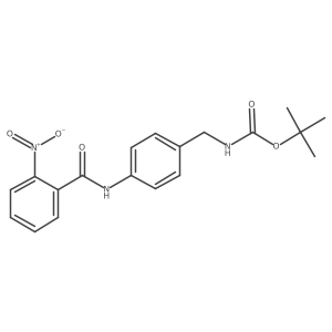 Tert-butyl (4-(2-nitrophenylcarbonylamino)benzyl)carbamate Structure