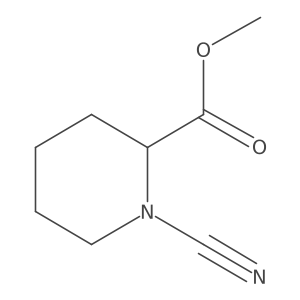 Methyl 1-cyanopiperidine-2-carboxylate结构式