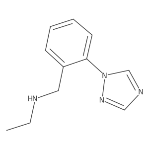 n-(2-(1h-1,2,4-Triazol-1-yl)benzyl)ethanamine Structure