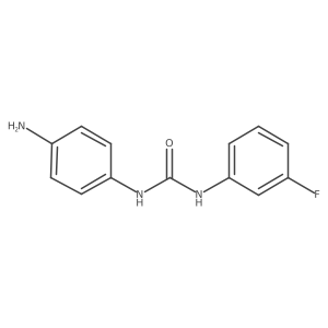 1-(4-Aminophenyl)-3-(3-fluorophenyl)urea结构式
