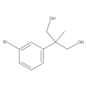 2-(3-Bromophenyl)-2-methylpropane-1,3-diol结构式