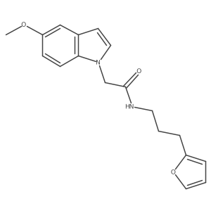 N-[3-(furan-2-yl)propyl]-2-(5-methoxy-1H-indol-1-yl)acetamide Structure