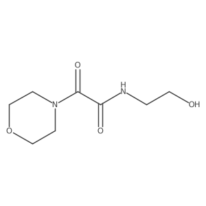 N-(2-hydroxyethyl)-2-(morpholin-4-yl)-2-oxoacetamide Structure