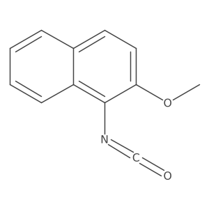 1-Isocyanato-2-methoxynaphthalene结构式